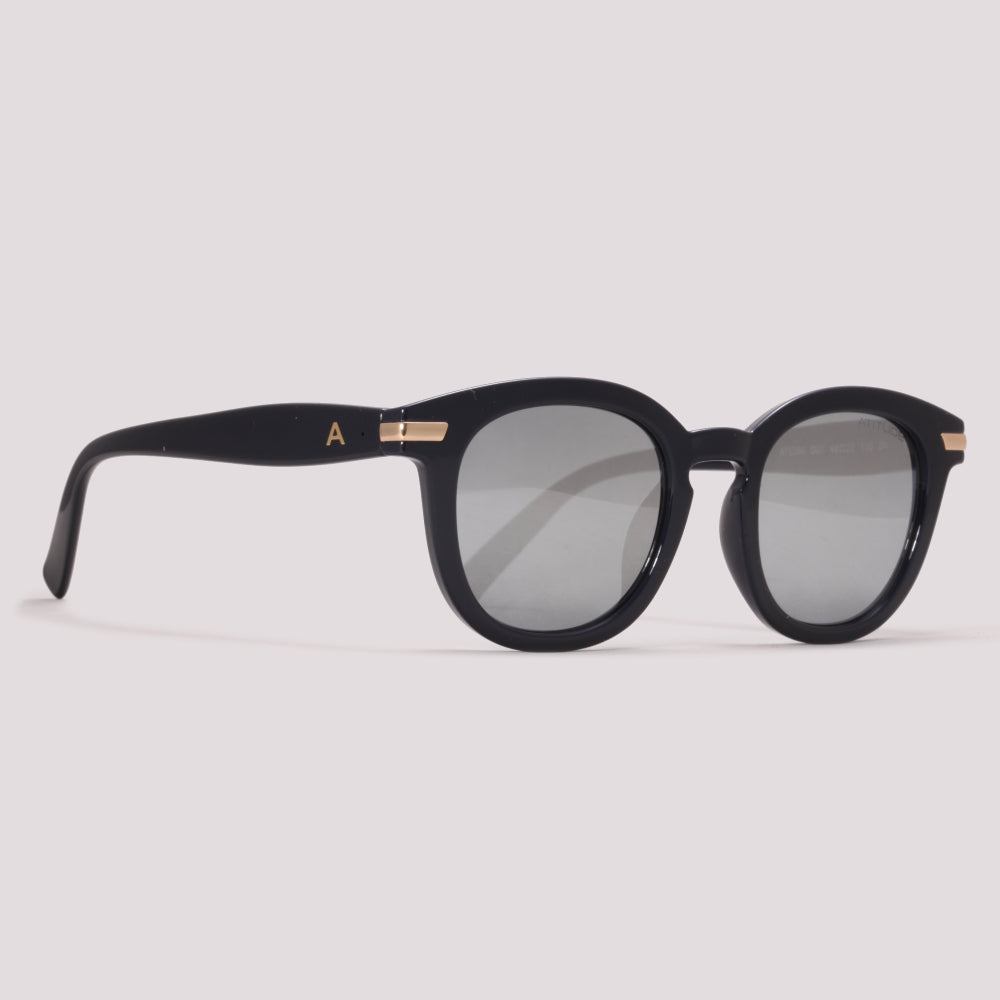 Atitude AT5366 D01 Azul Brilho Prata Espelhado - Sol - 48 mm