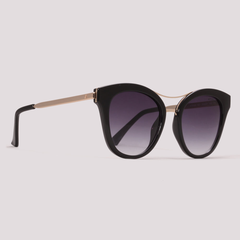 Atitude AT5368 A01 Preto e Dourado Brilho Preto Degradê - Sol - 52 mm