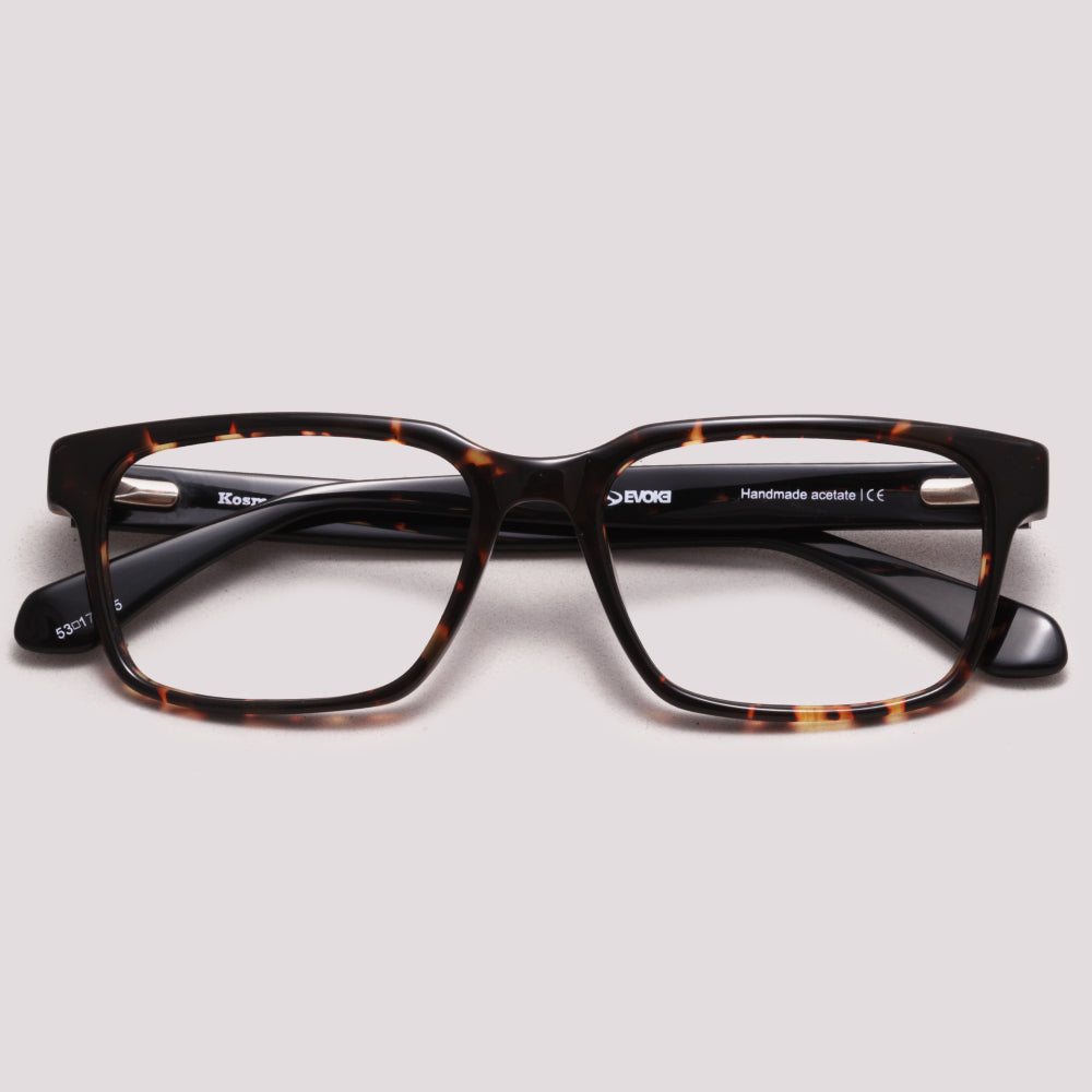 Evoke Kosmopolite 2 G21 Preto Brilho e Marrom - Grau - 53 mm