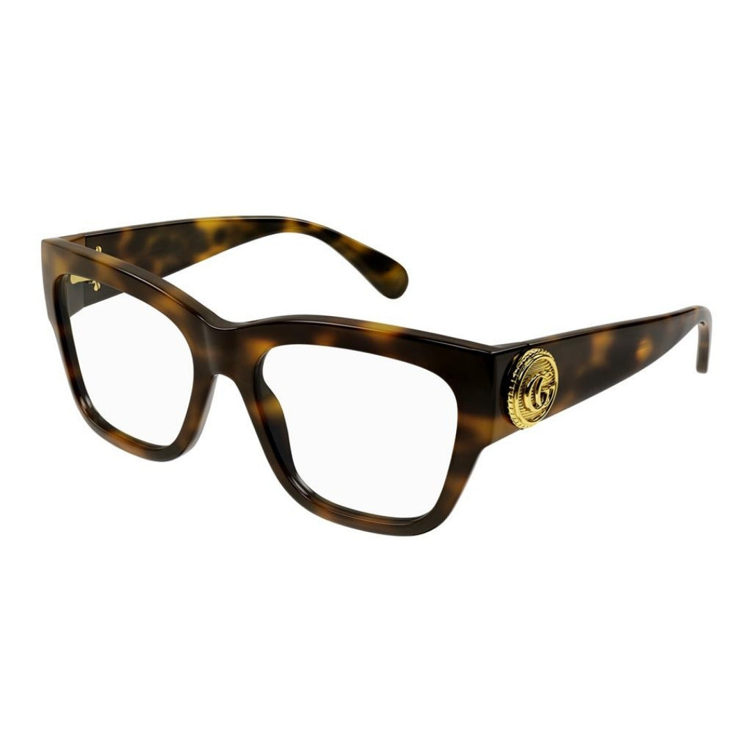 Gucci GG1410O 003 Marrom Mesclado - Grau - 53 mm