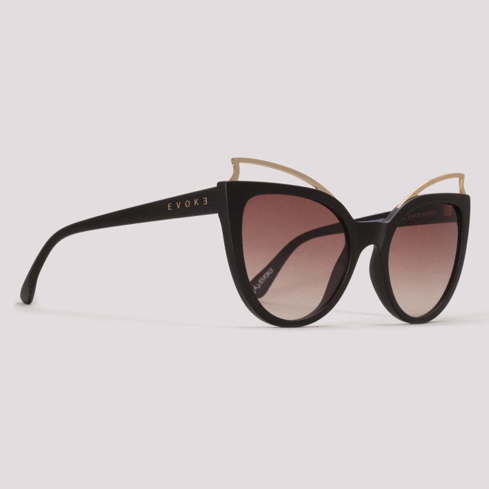 Óculos de Sol Evoke Penelope A11 Black Matte / Brown Gradient Unico - Lente 5,6 cm