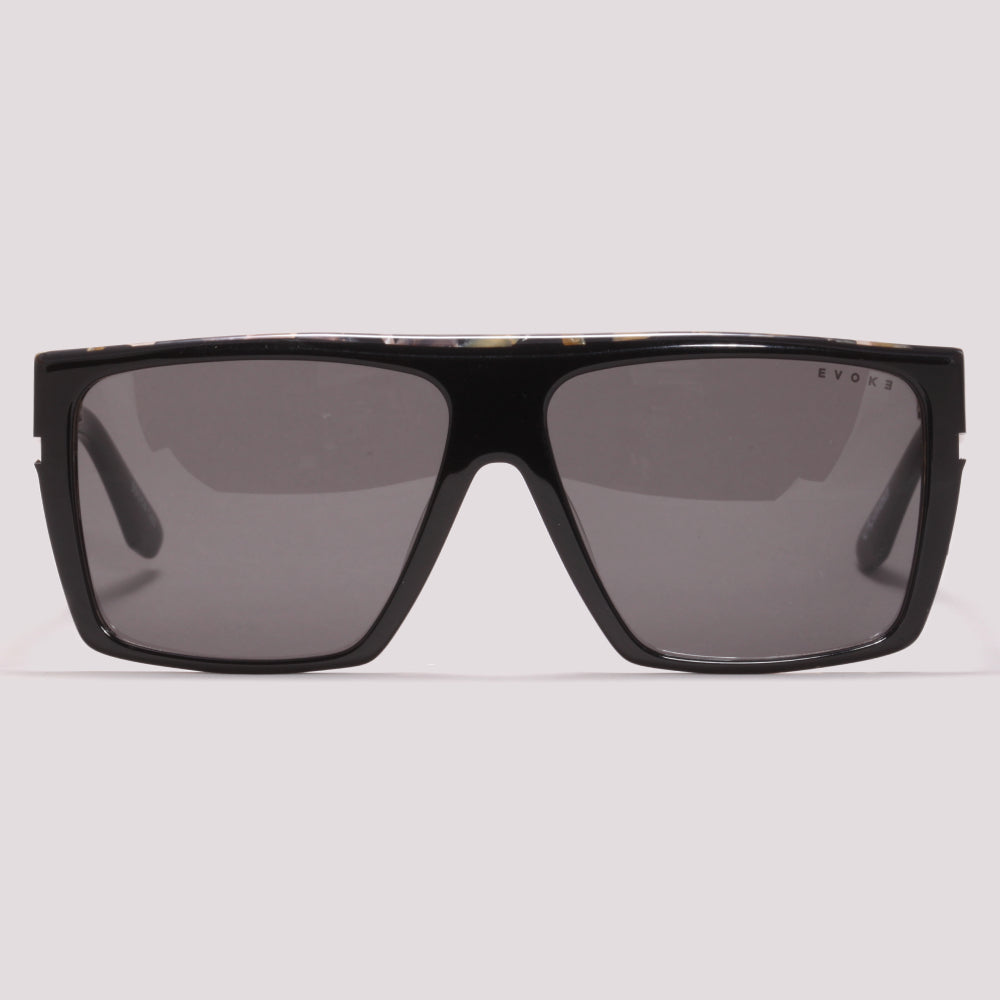 Evoke New Reverse BRA02 Preto Brilho e Mesclado Preto - Sol - 59 mm