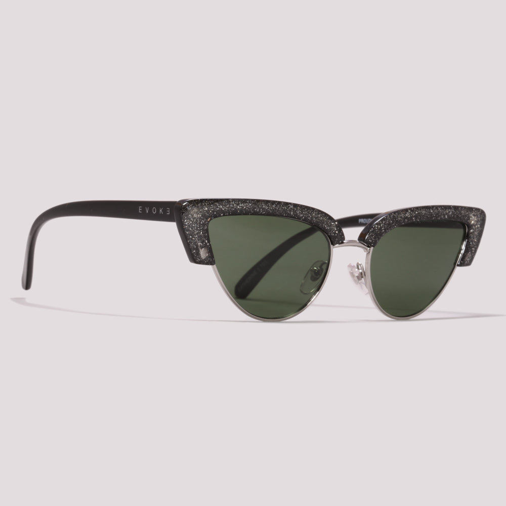 Evoke Catherine T01 Glitter Black/ Gray Total UNICO