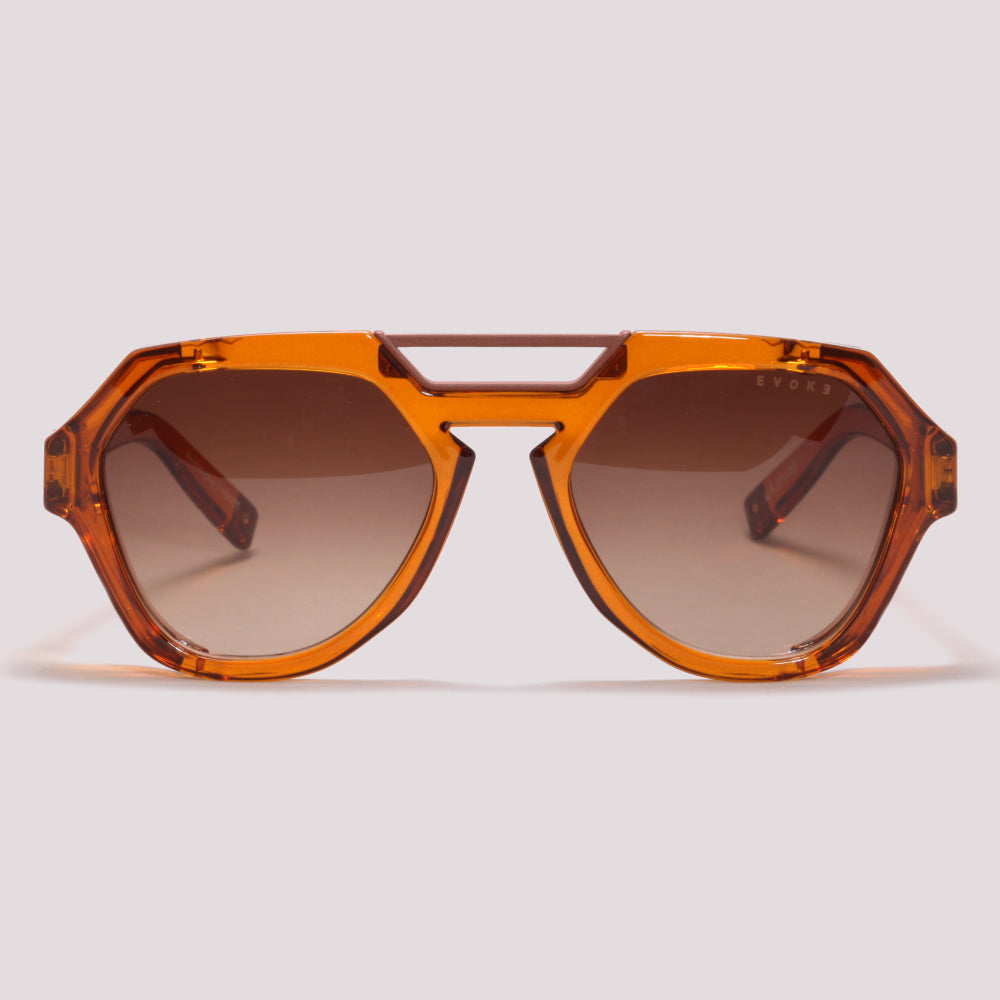 Evoke Avalanche Yago Dora YD01T Crystal Ambar Caramel/ Brown Gradient UNICO  - Sol