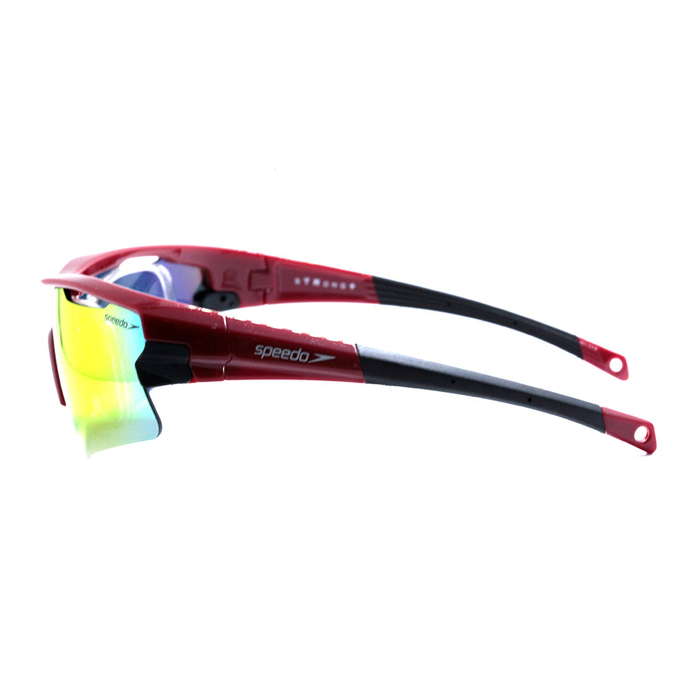 Speedo Pro 3 Clip-On T01 Vermelho Brilho/ Vermelho Espelhado - Lente 16 cm