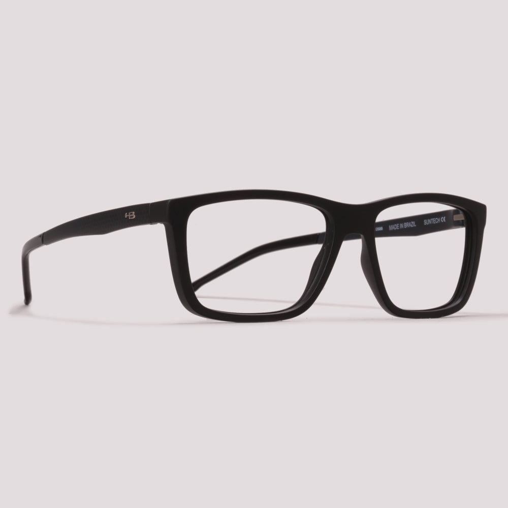 HB 0351 Switch Clip On Preto Fosco Cinza Polarizado - Grau - 52 mm