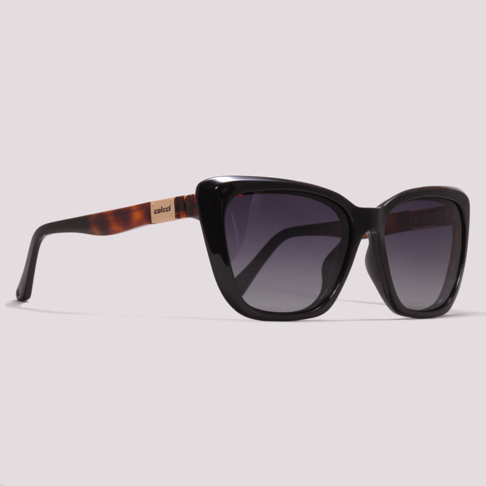 Colcci Bandy 3 Clip On Marrom Mesclado Preto Degradê Grau - 57 mm
