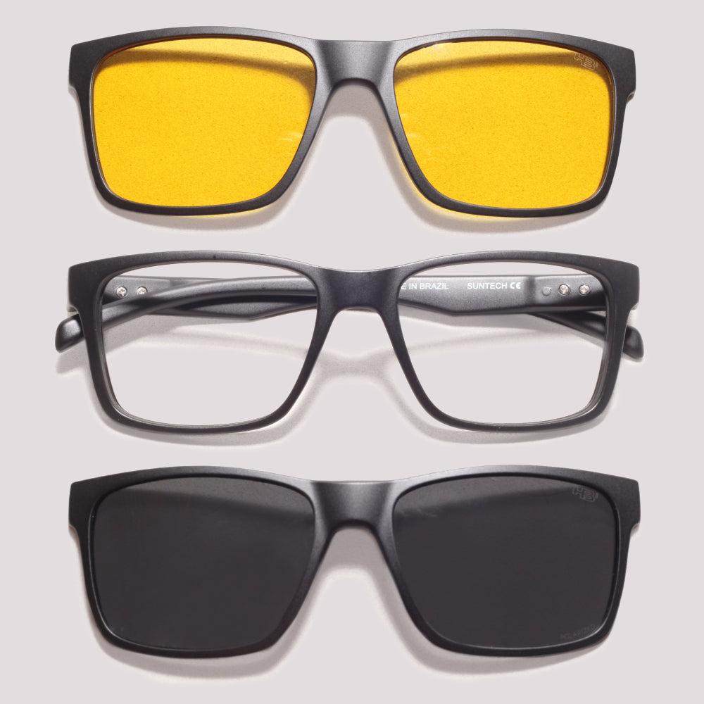 HB Switch 0339 Matte Black/ Night Drive 53 mm - Grau