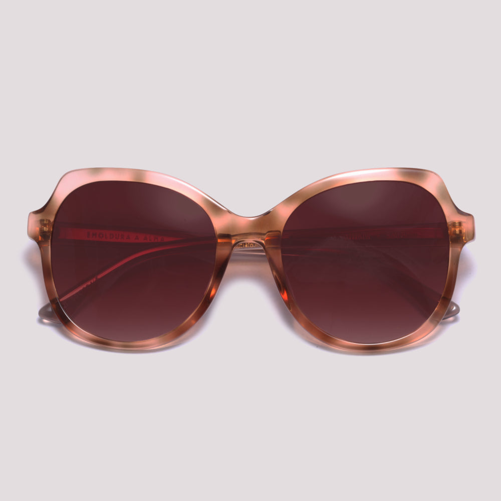 Anima Sou Bom G21 Marrom Mesclado Marrom Degradê - Sol - 57 mm