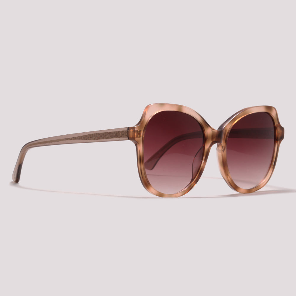 Anima Sou Bom G21 Marrom Mesclado Marrom Degradê - Sol - 57 mm