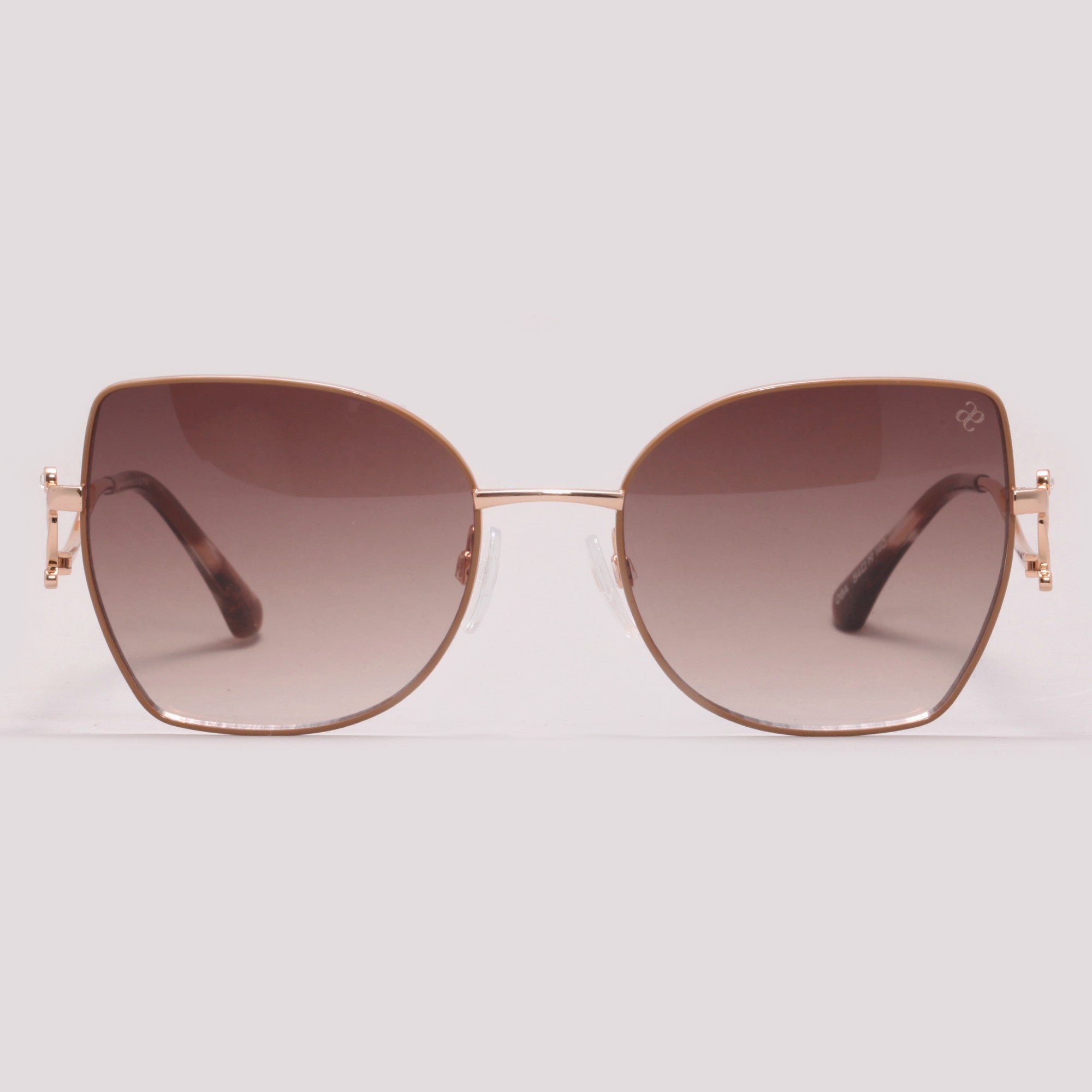 Anima Sou Chic 08A Dourado Brilho Marrom Degradê  - Sol - 54 mm