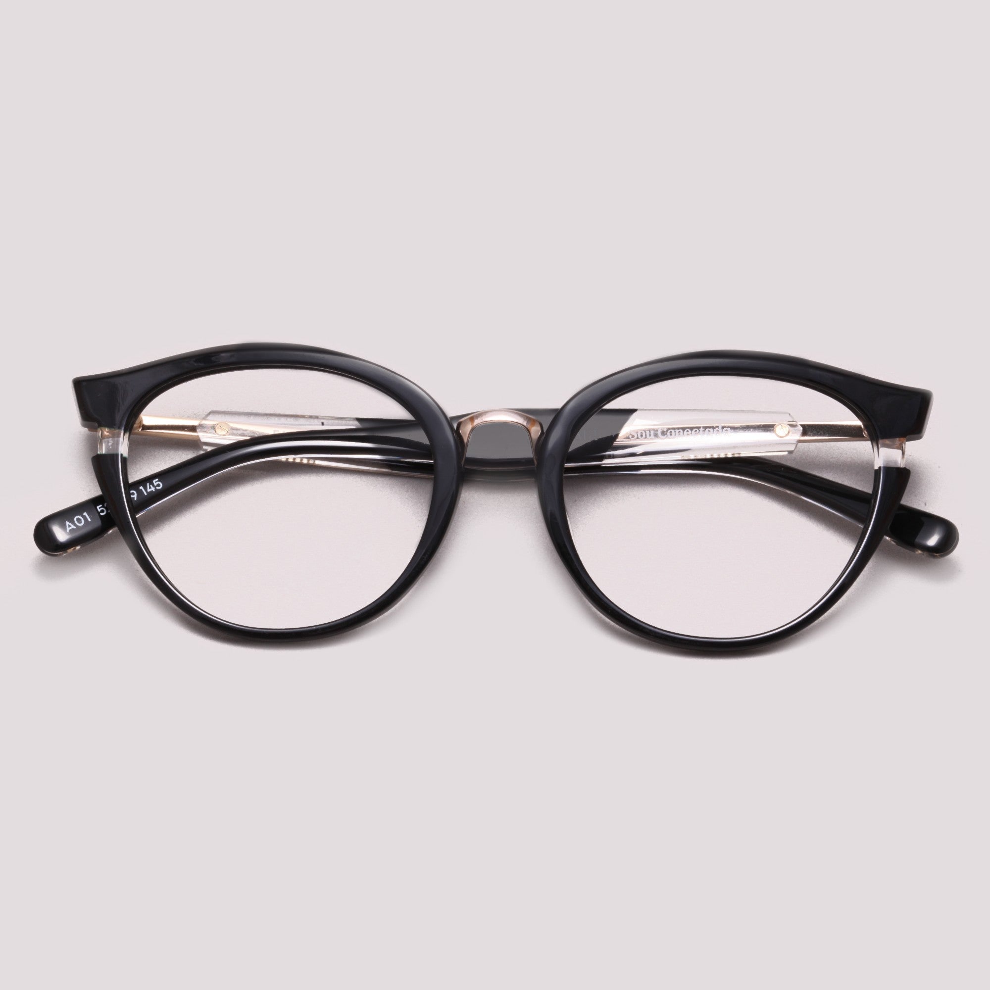 Anima Sou Conectada A01 Preto Brilho - Grau - 53 mm