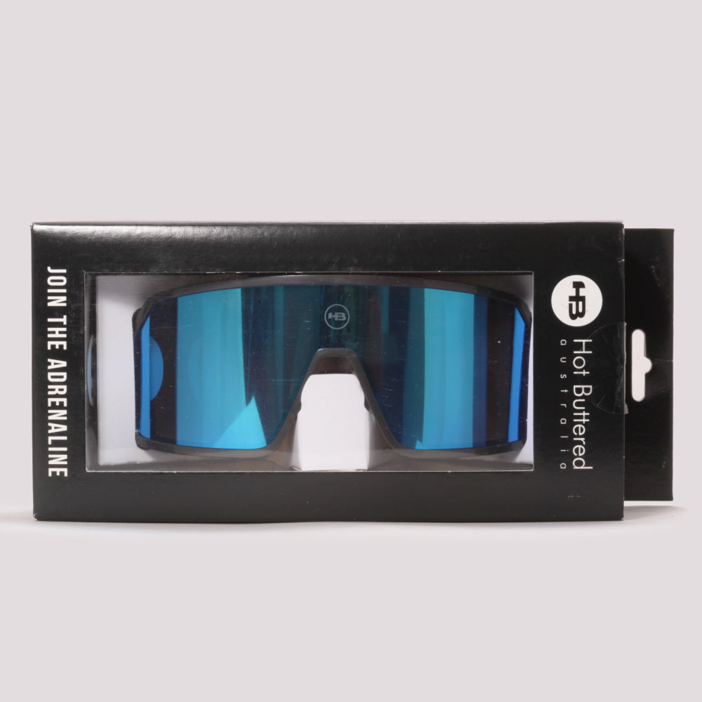 Clip On para Óculos de Grau HB Presto Grafeno Azul Espelhado