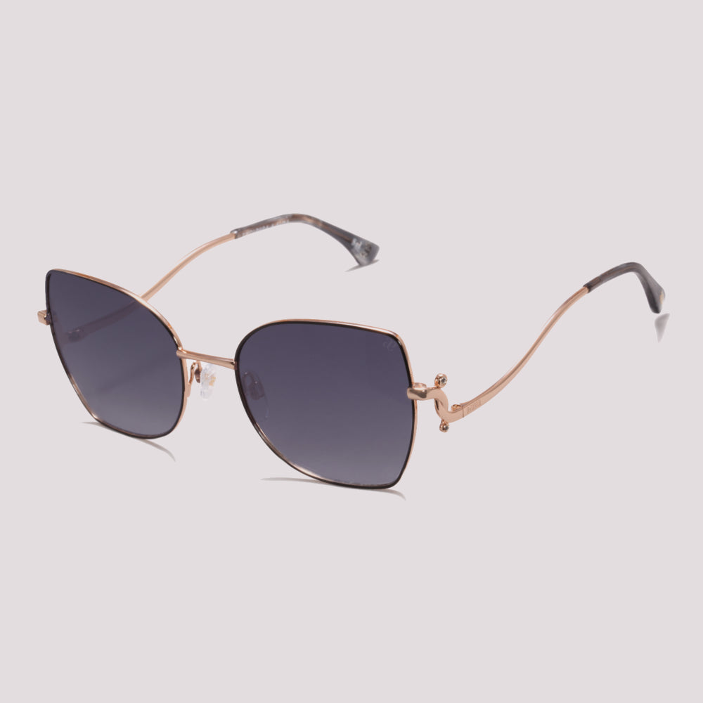Anima Sou Chic 09A Dourado Brilho Cinza Degradê - Sol - 54 mm