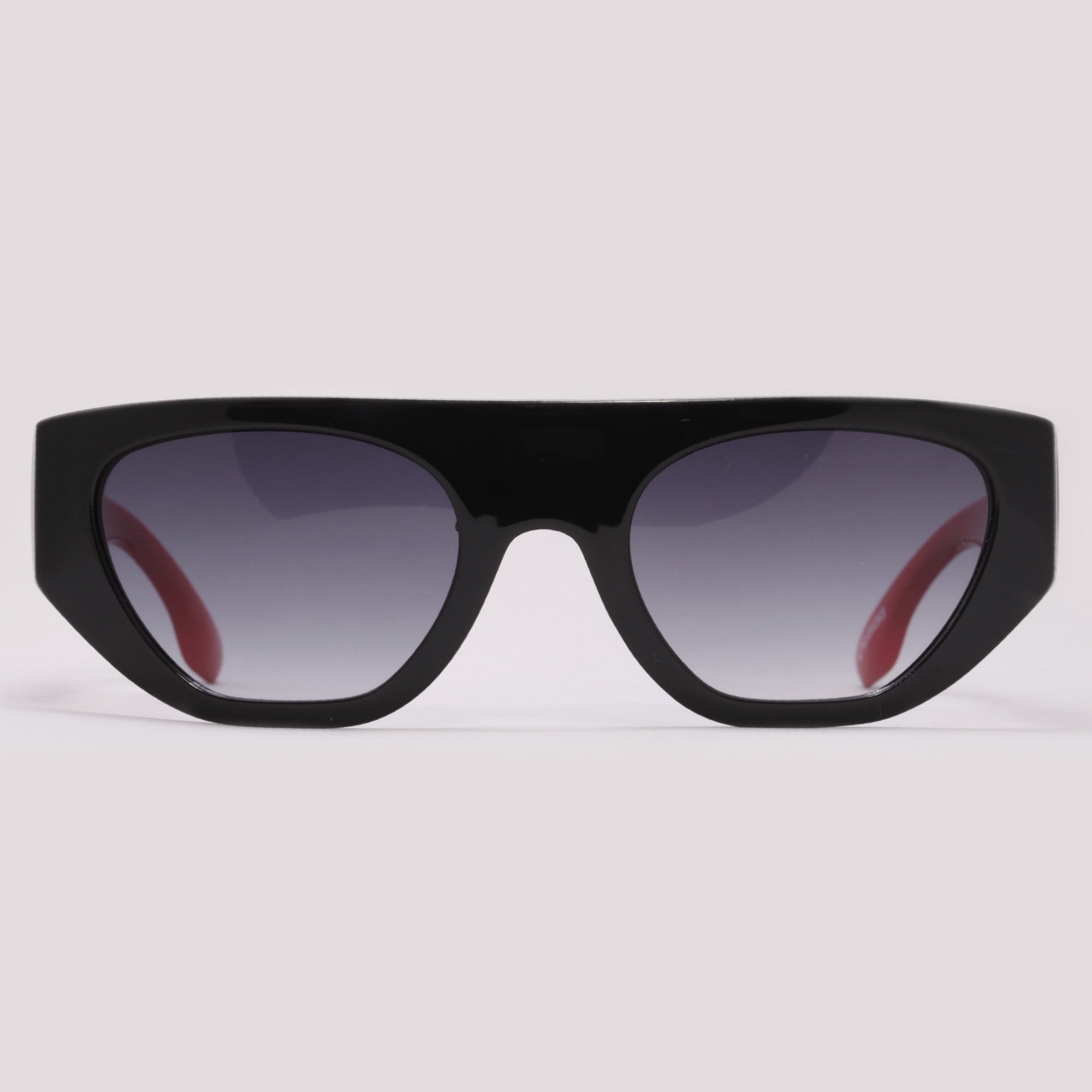 Evoke Kurt AC09 Preto e Vermelho Brilho Preto Degradê - Sol - 52 mm