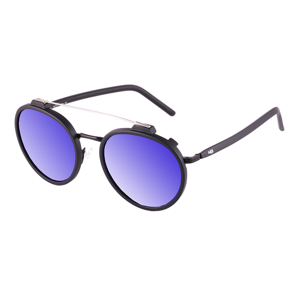 HB Switch 0420 Clip On Matte Black/ Polarized Blue - Lente 5,1 cm - Grau
