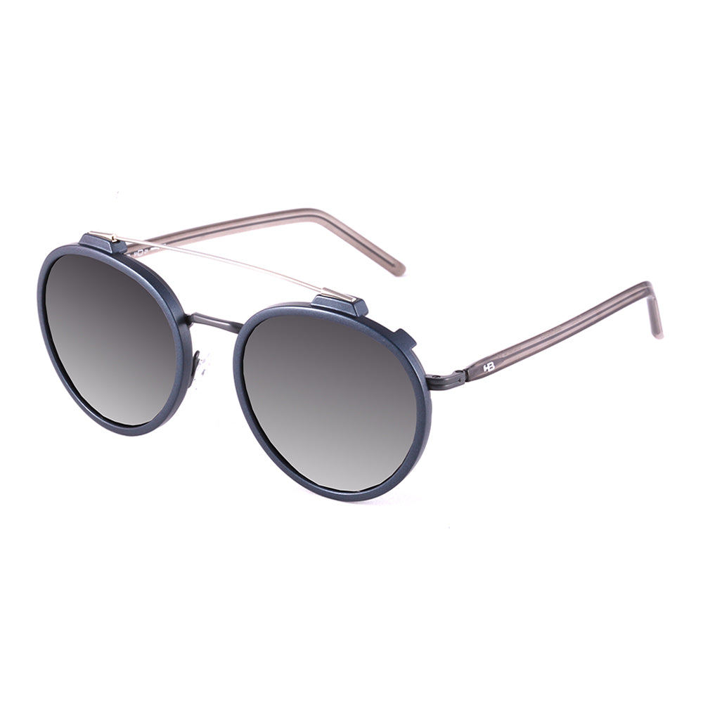 HB Switch 0420 Clip On Matte Graphite M Navy/ Polarized Gray - 51 mm - Grau