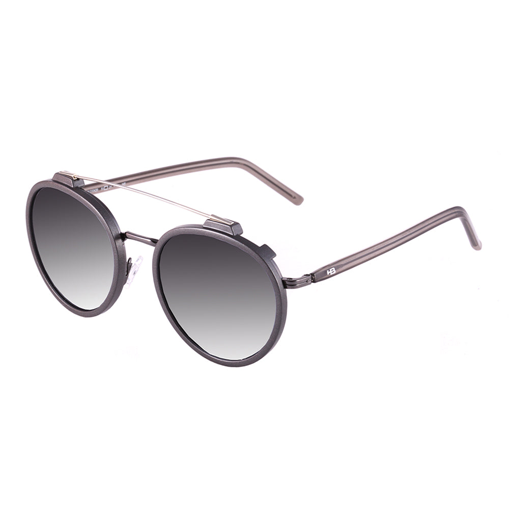 HB Switch 0420 Clip On Graphite M Graphite / Polarized Silver - 51 mm - Grau