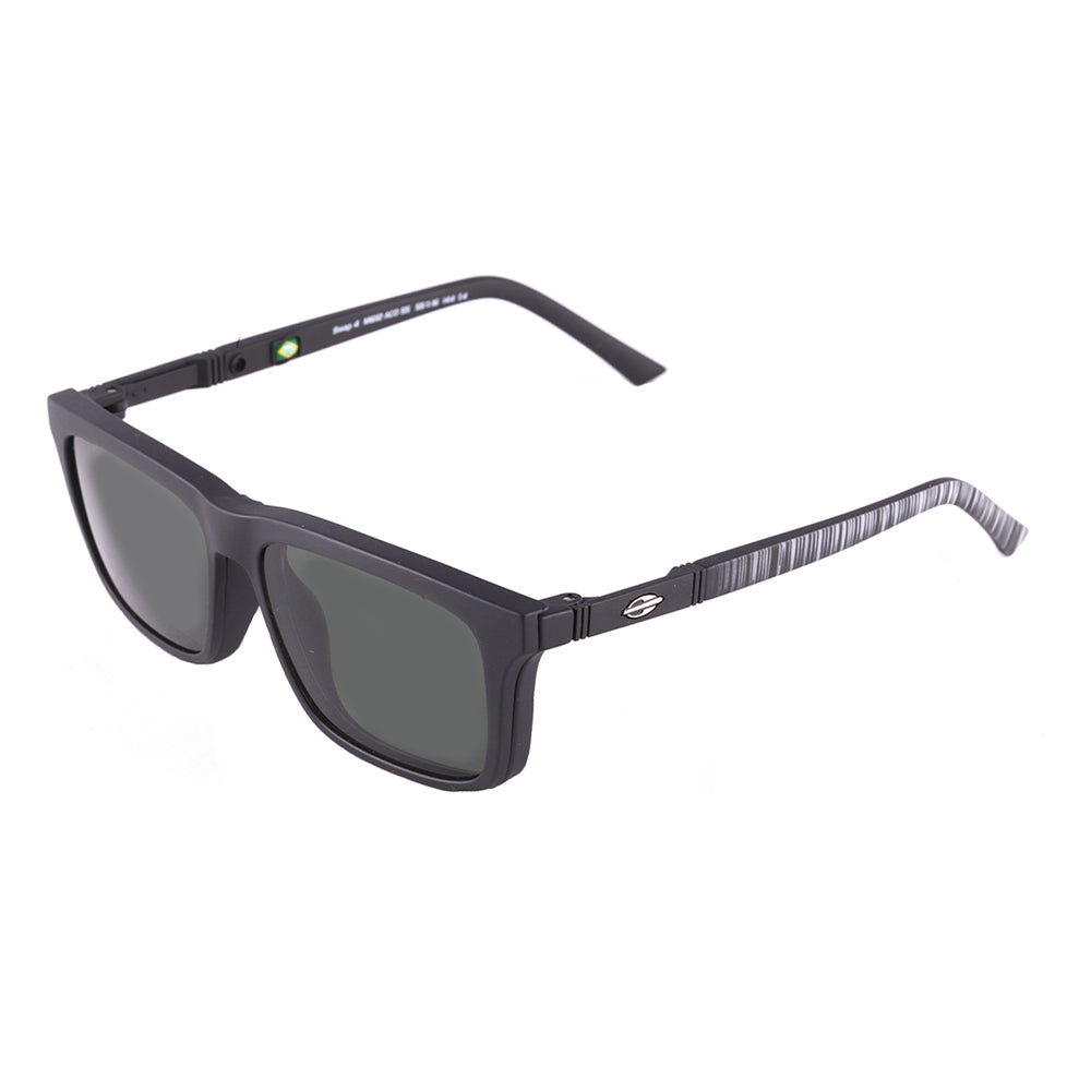 Mormaii Swap 4 Preto e Branco Fosco/ Verde G15/ Night Drive - Grau