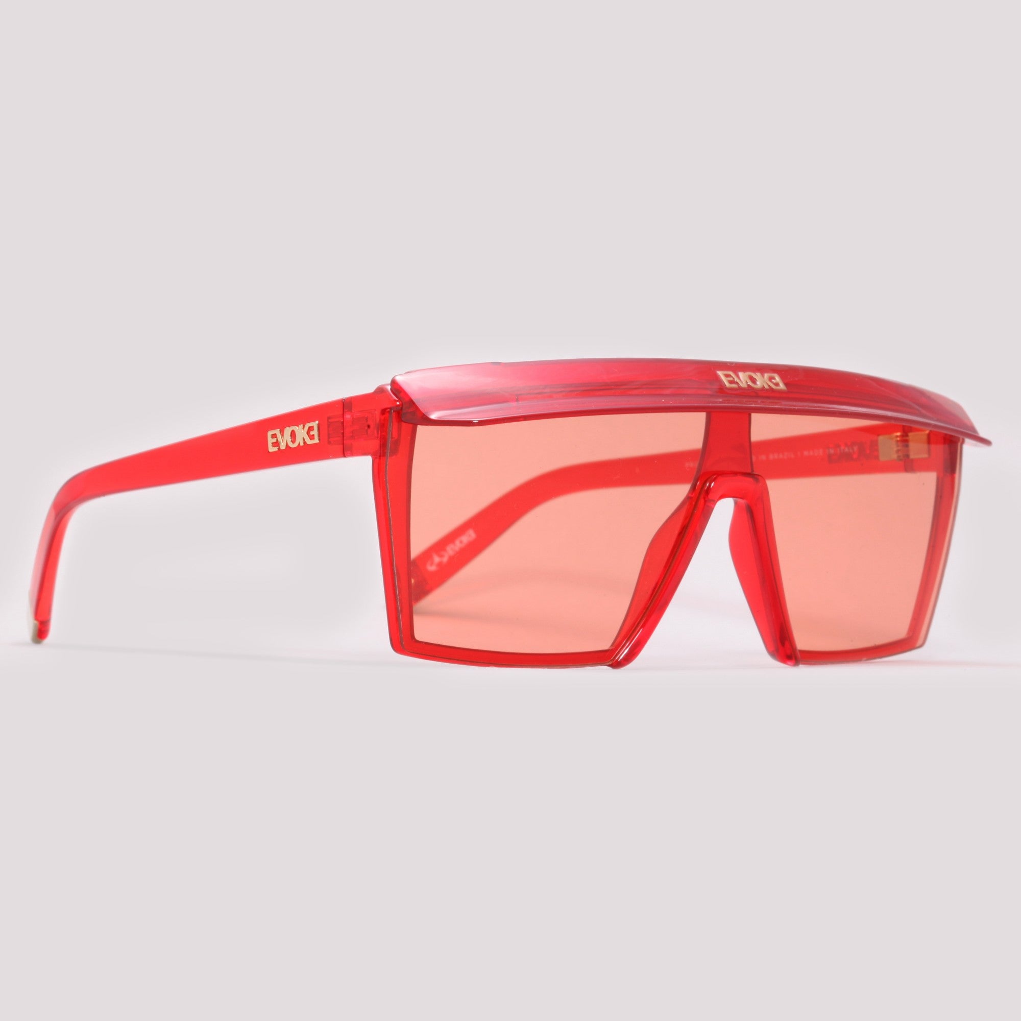 Evoke Futurah T05 Vermelho Translúcido Brilho/ Vermelho - Lente 14,4 cm - Sol