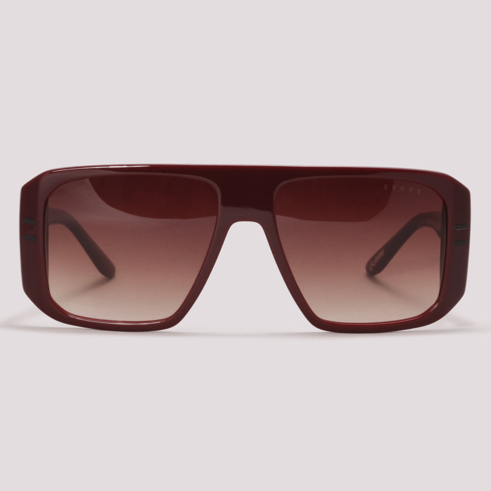 Evoke EVK 30 BRC01 Vinho Vermelho Degradê - Sol - 56 mm