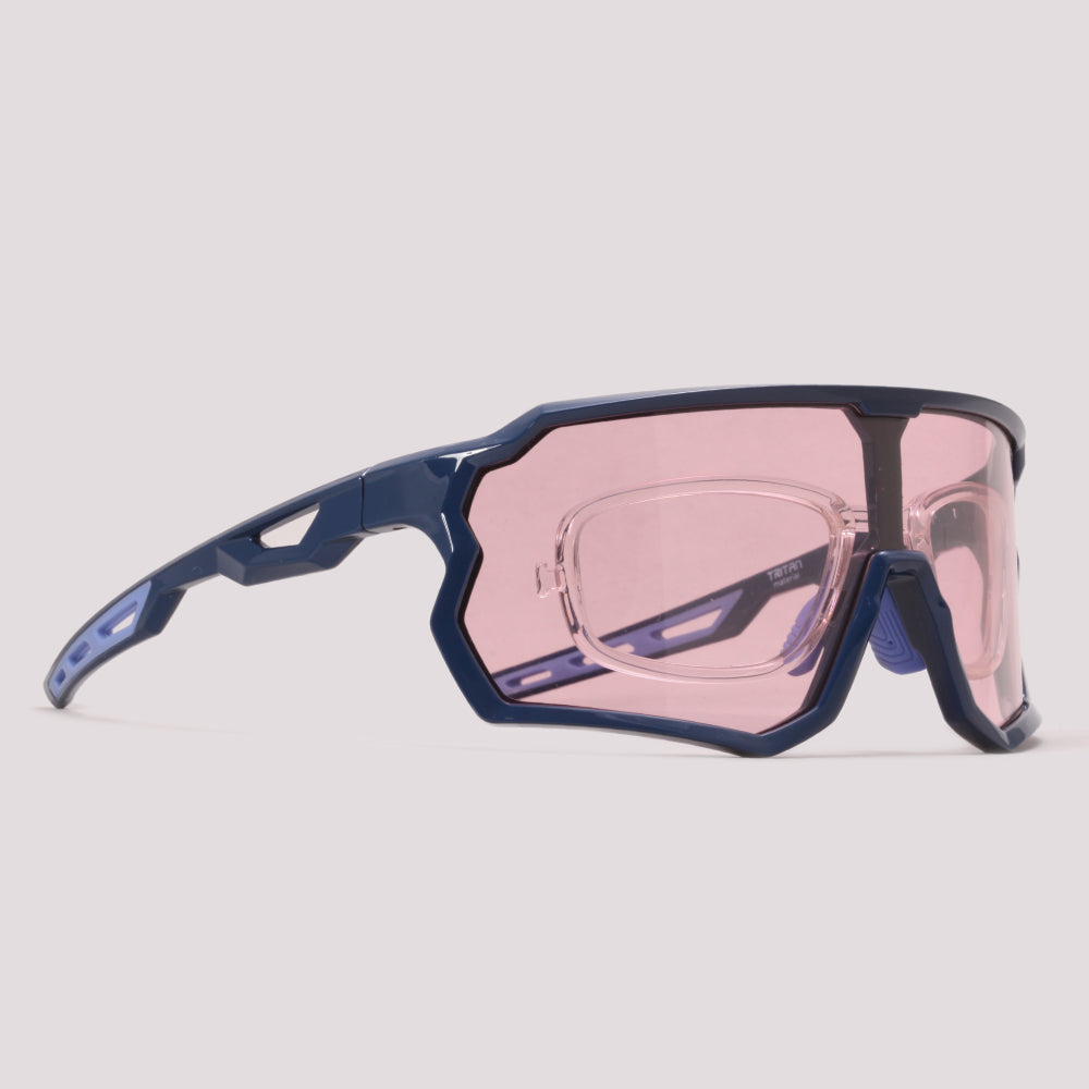 Evoke EVK 39 D01P Azul Brilho Amber Polarizada - Sol - 160 mm