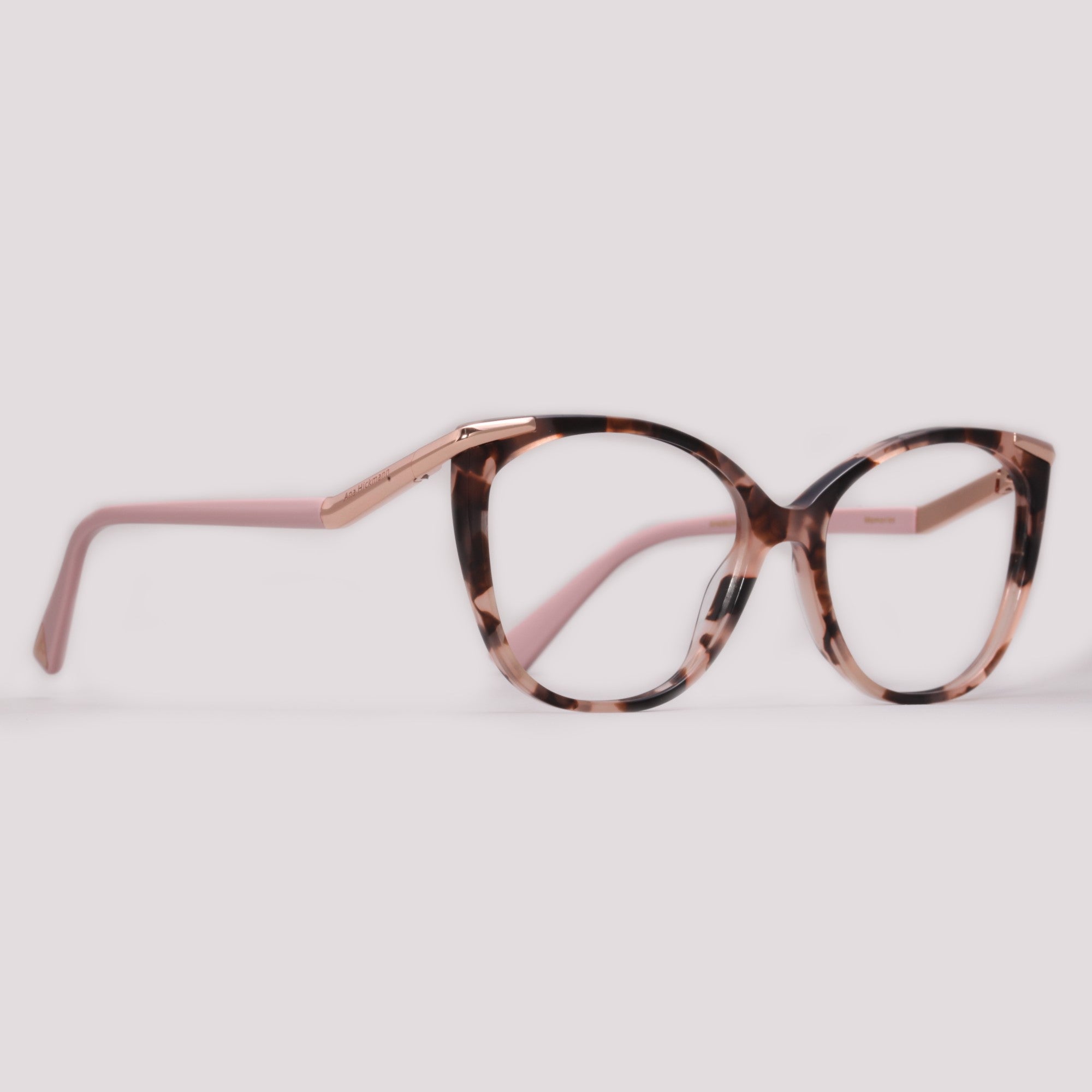 Ana Hickmann 20 Anos AH60039 G22 Rosa Mesclado - Grau - 55 mm