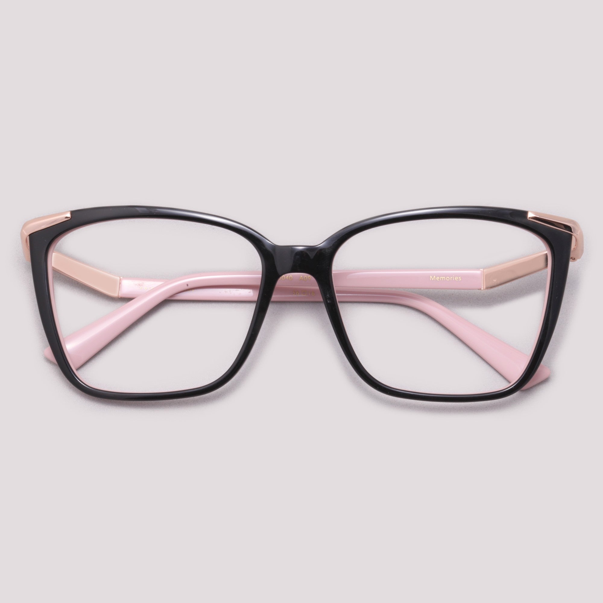 Ana Hickmann 20 Anos AH60040 A09 Preto e Rosa - Grau - 55 mm