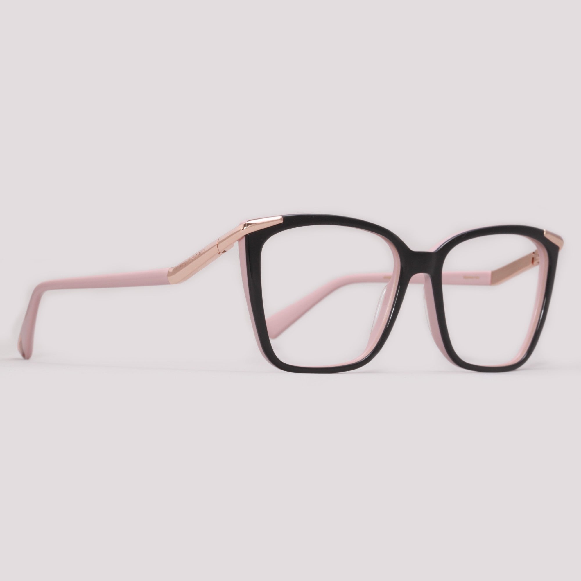 Ana Hickmann 20 Anos AH60040 A09 Preto e Rosa - Grau - 55 mm