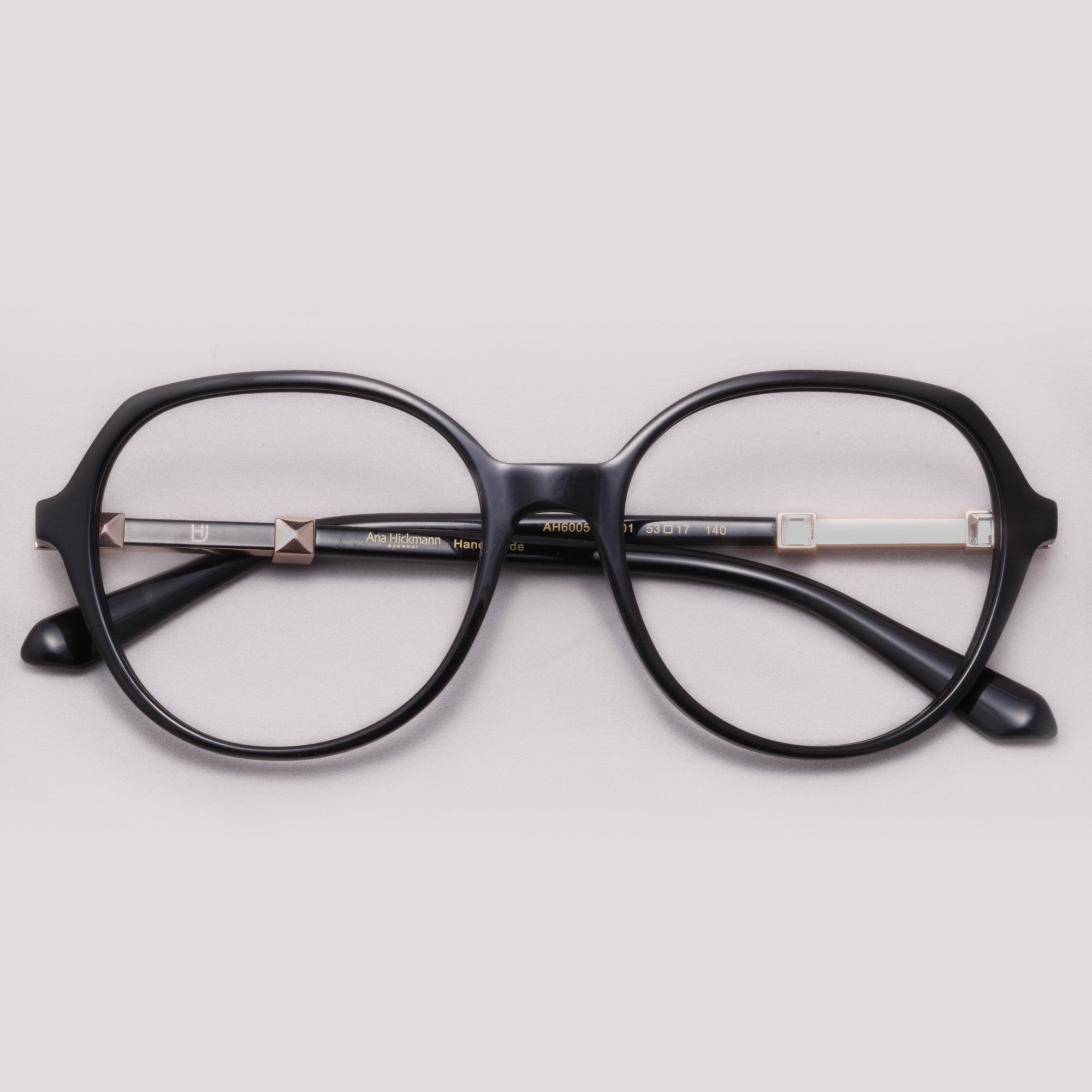 Ana Hickmann 20 Anos AH60053 A01 Preto Brilho - Grau - 53 mm