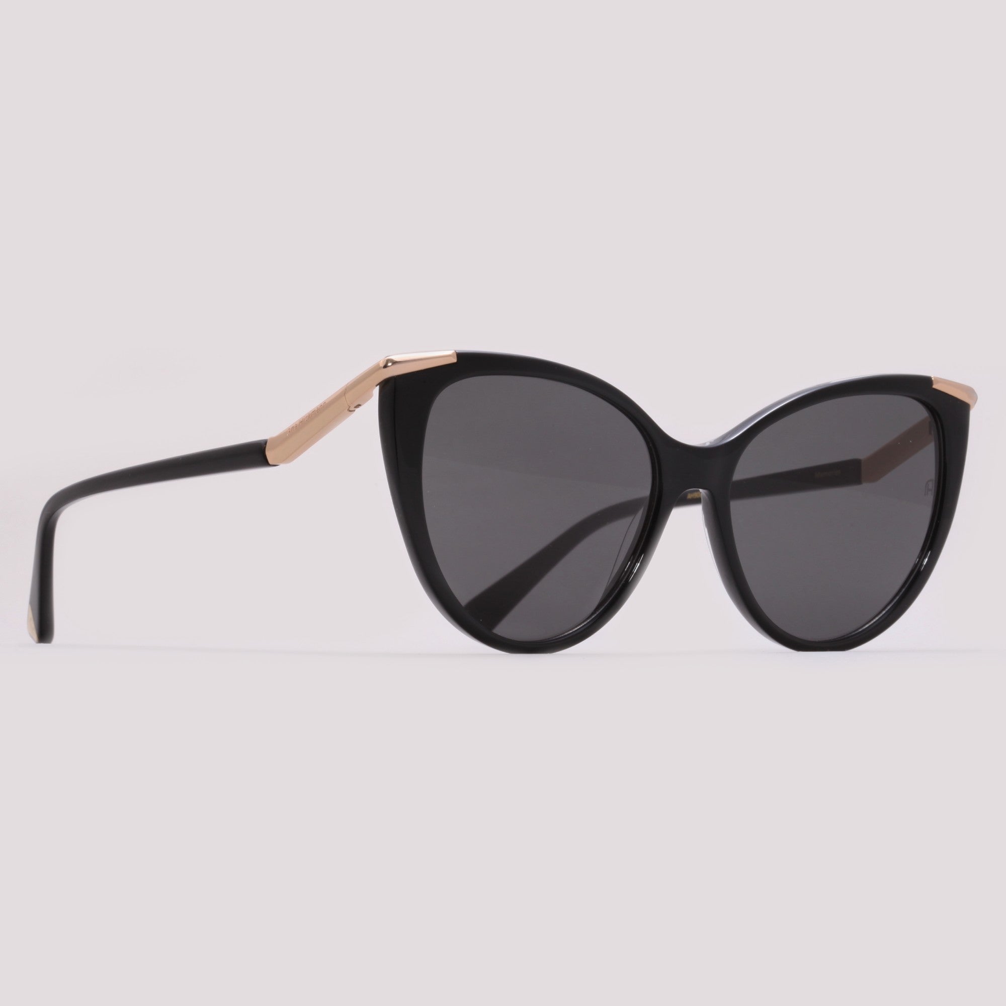 Ana Hickmann 20 Anos AH90016 A01 preto  - Sol - Lente 5,8 cm  - Sol