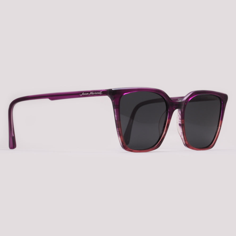 Jean Marcell JM9011 R03P Rosa Translúcido Preto Polarizado - Sol - 54 mm