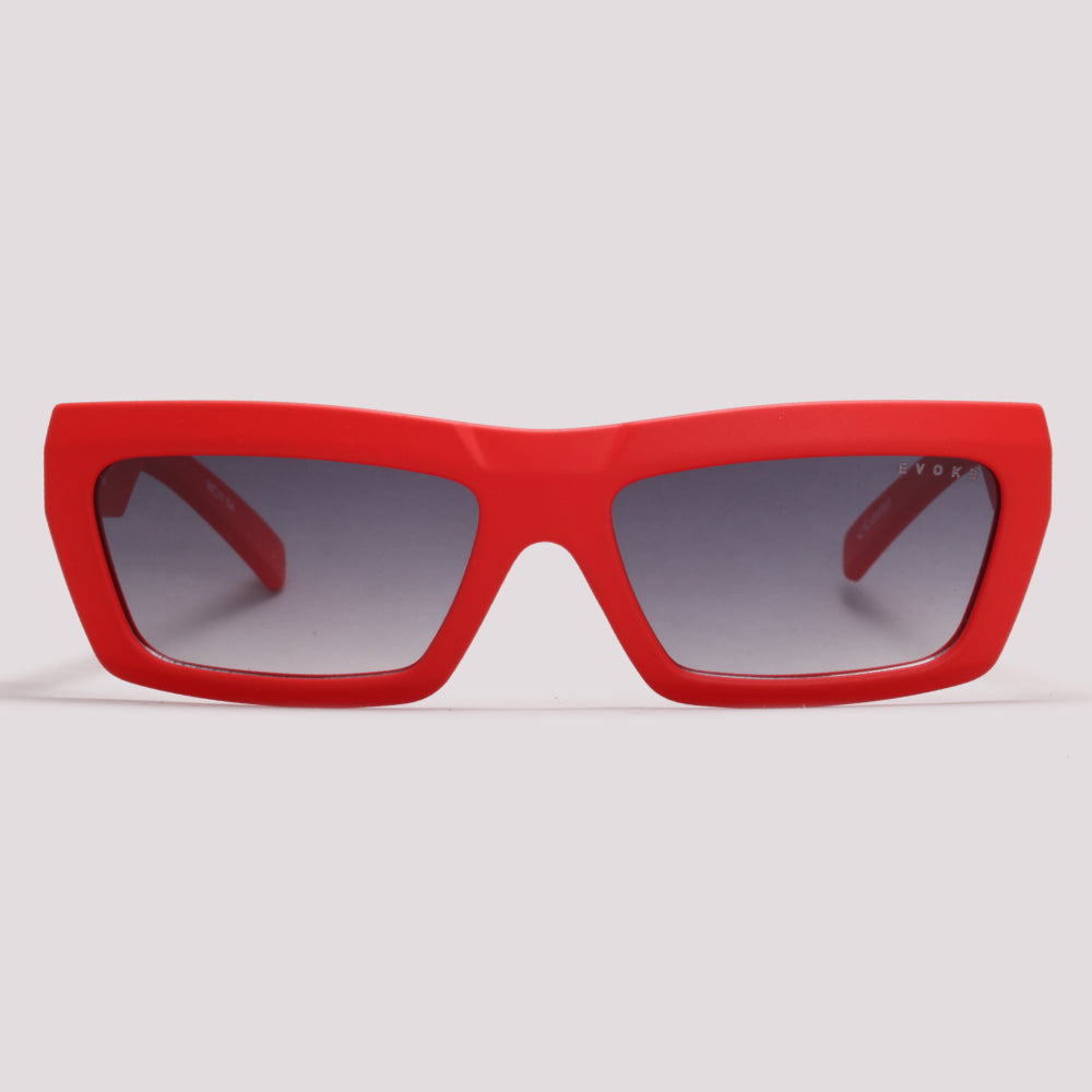 Evoke Outlaw High-end C11T Watermelon Red Matte Silver Gray Gradient - Lente 56 MM - Sol