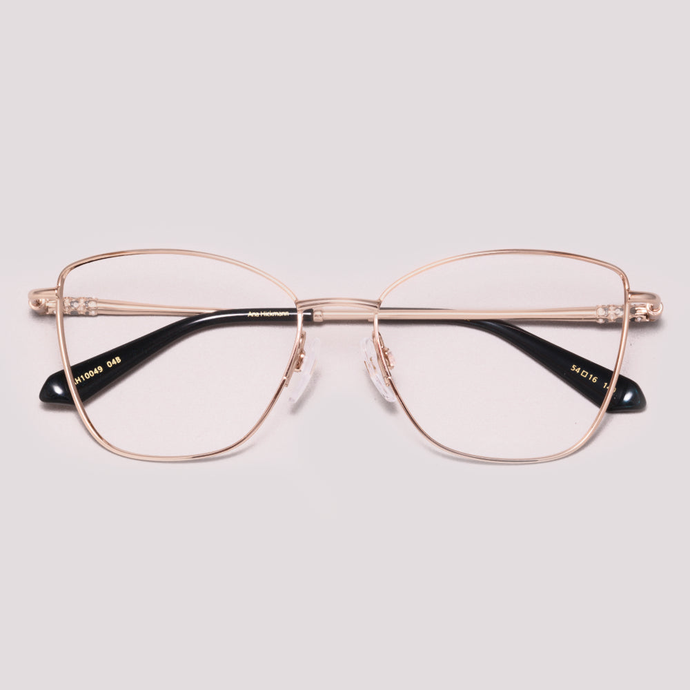 Ana Hickmann AH10049 04B Dourado - Grau - 54 mm
