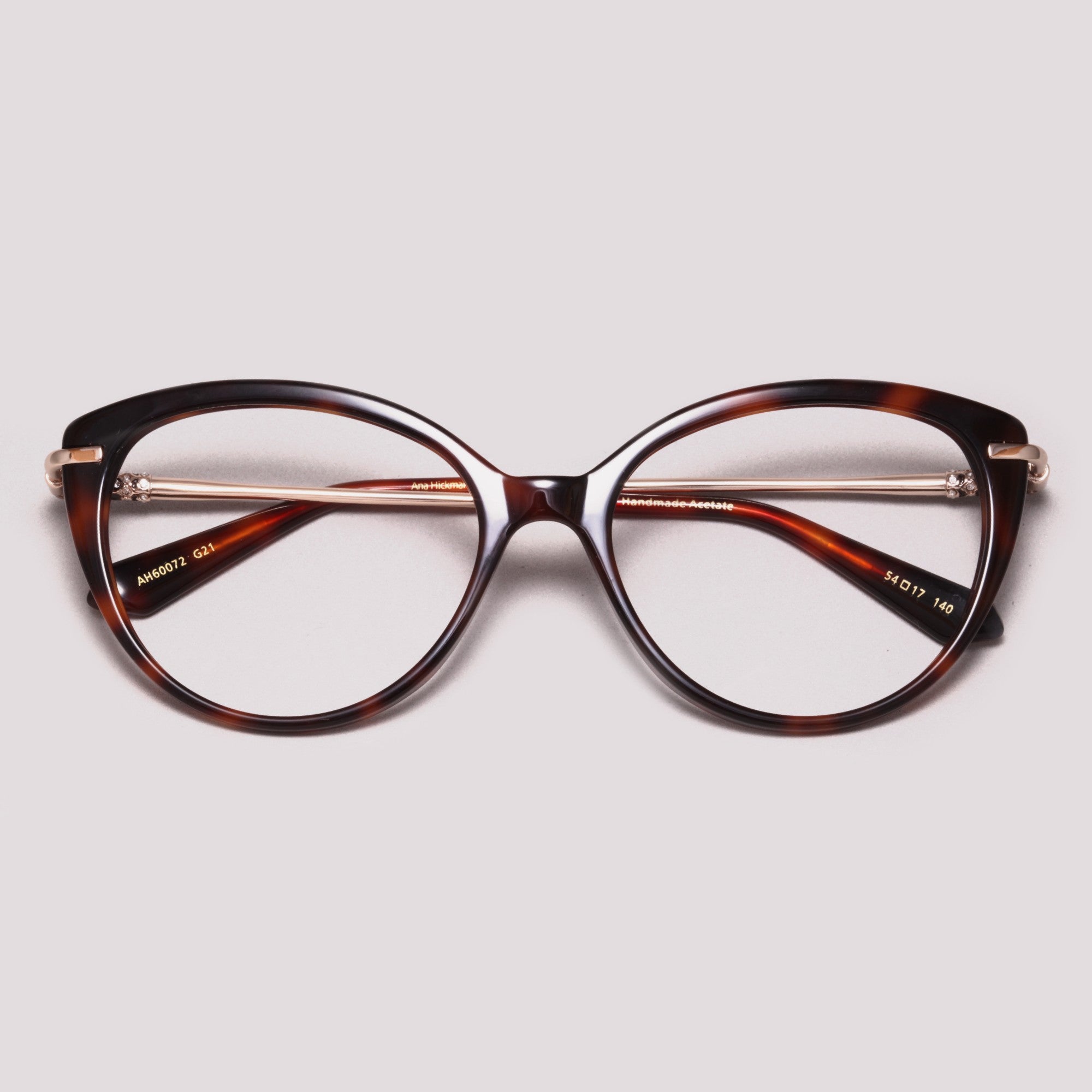 Ana Hickmann AH60072 G21 Marrom Mesclado - Grau - TAM 53 mm