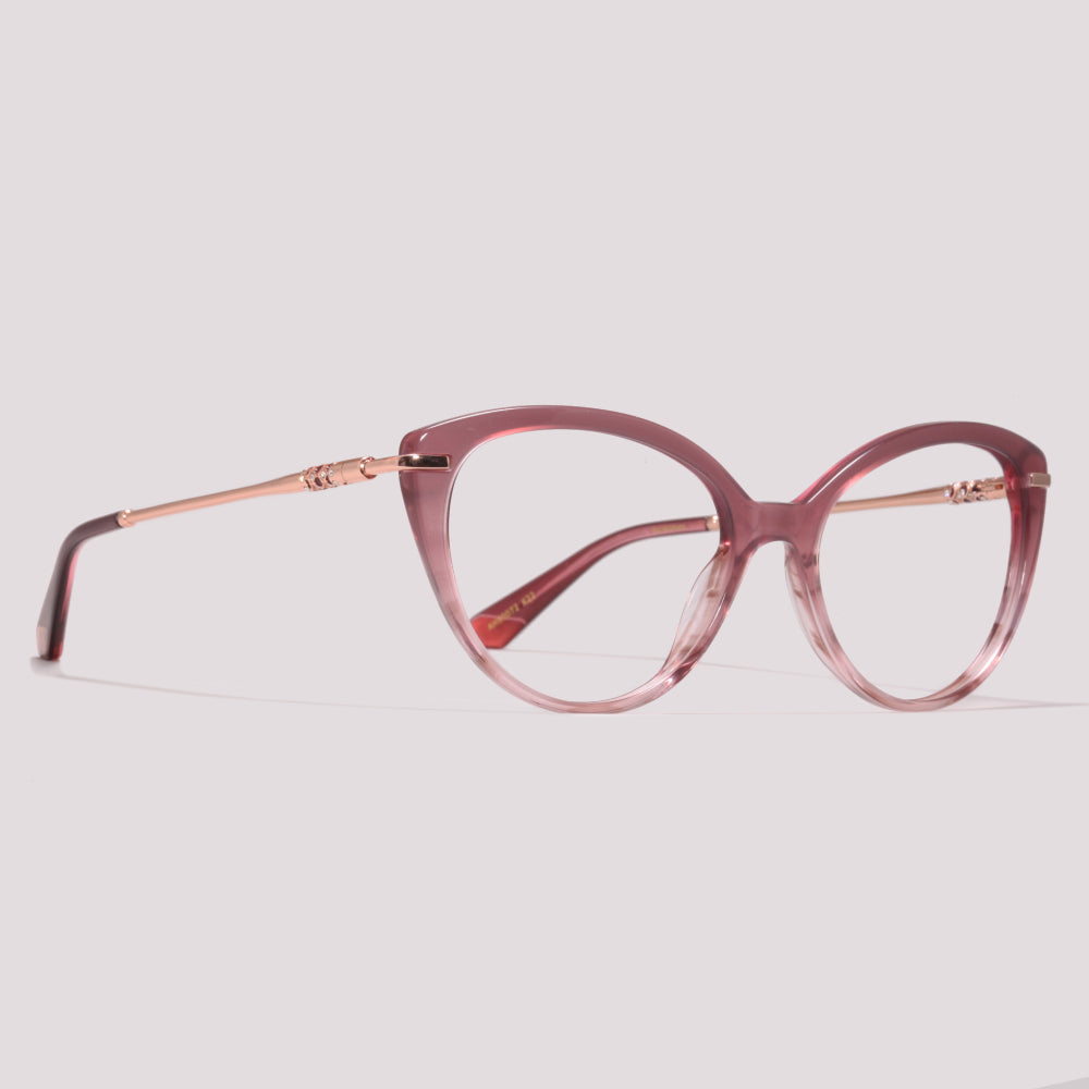Ana Hickmann AH60072 K22 Rosa Translúcido Degradê - Grau - 54 mm
