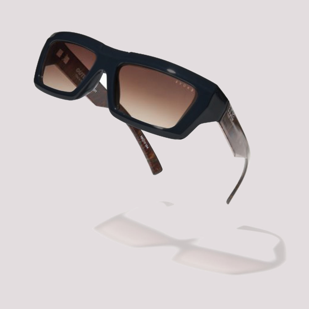 Evoke Outlaw High-end A21T Black Radica Silver Brown Gradient - Lente 56 MM - Sol