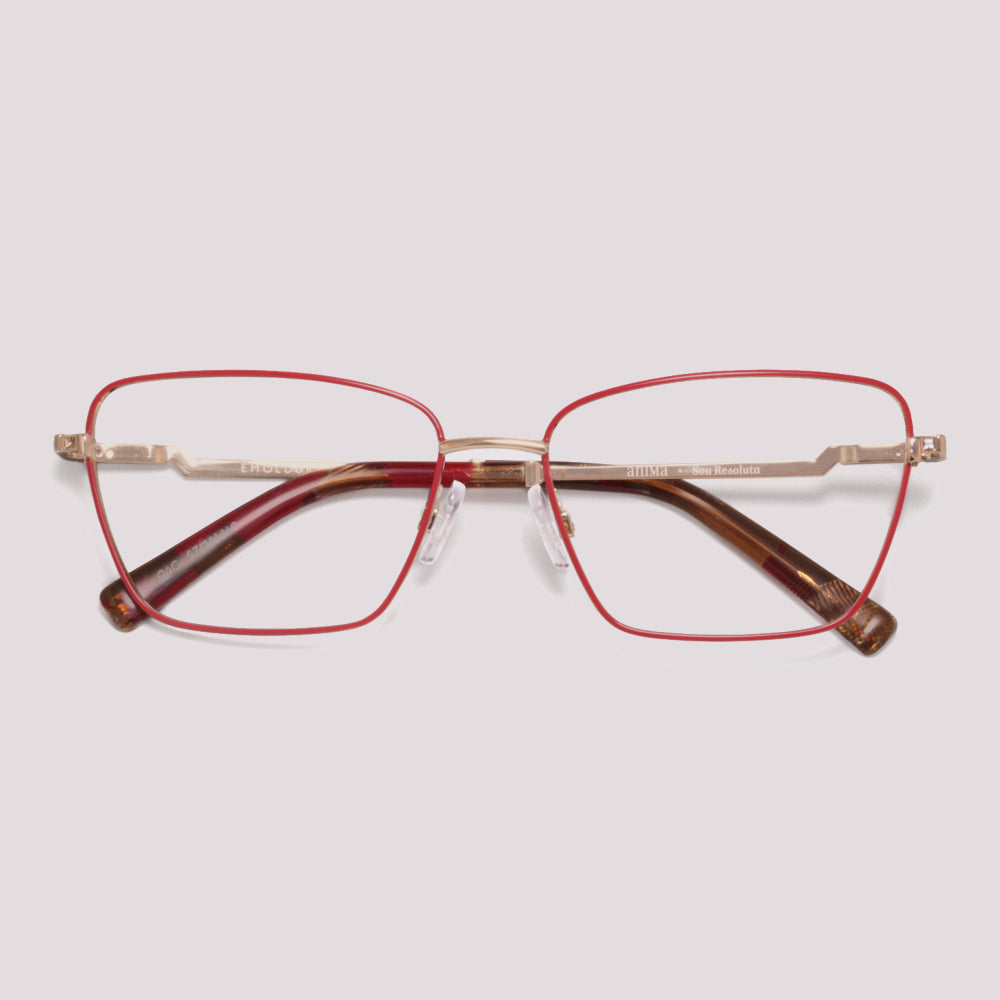 Anima Sou Resoluta 04C Vermelho e Dourado - Grau 57 mm