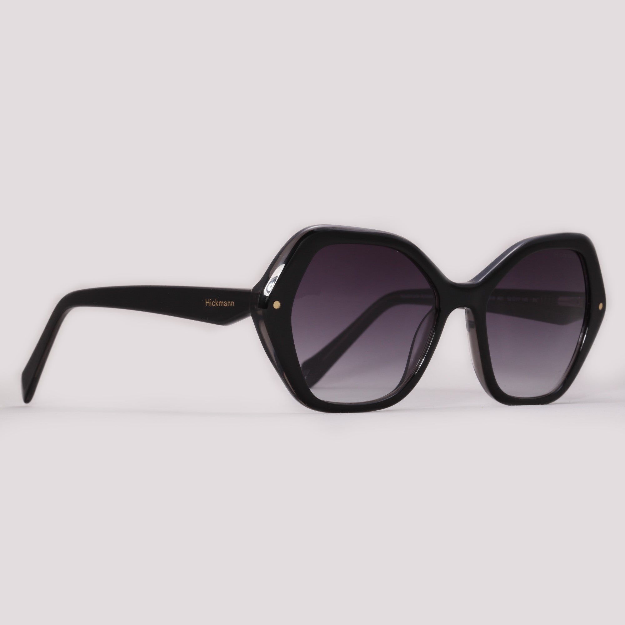 Hickmann HI90018 A01 Preto Brilho Preto Degradê - Sol - 52 mm