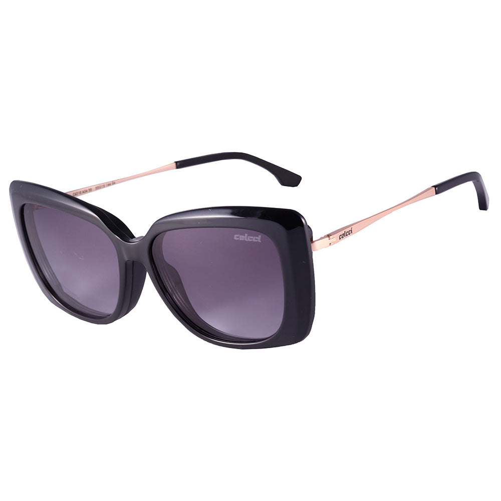 Colcci Bandy 5 Preto Brilho e Dourado/L - Grau - TAM 55 mm