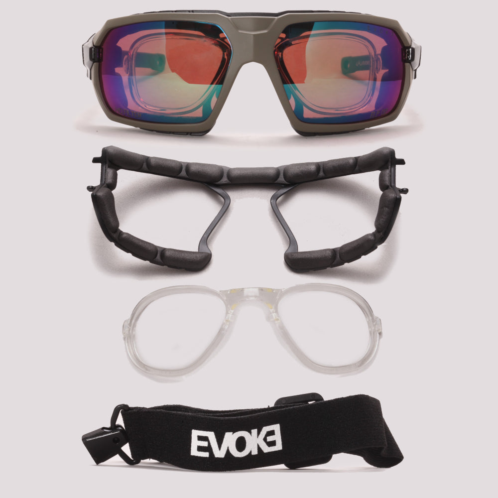Evoke Life Performance ELP02 Kite Loop EA11C - Policarbonato HDX Hidrofóbico - Lente 45 MM - Sol