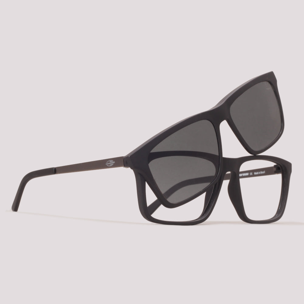 Mormaii Swap 6 Preto Fosco Preto Polarizado - Grau - 55 mm