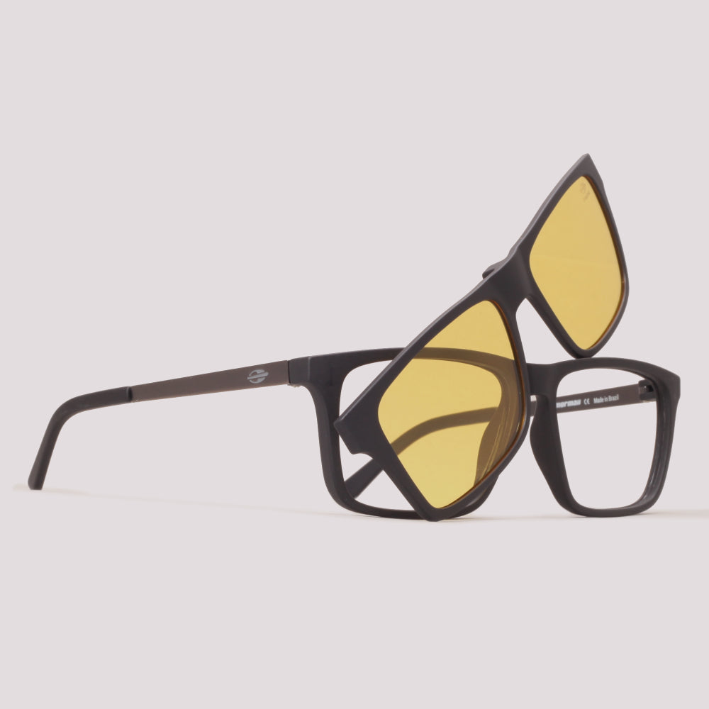 Mormaii Swap 6 Preto Fosco Preto Polarizado - Grau - 55 mm