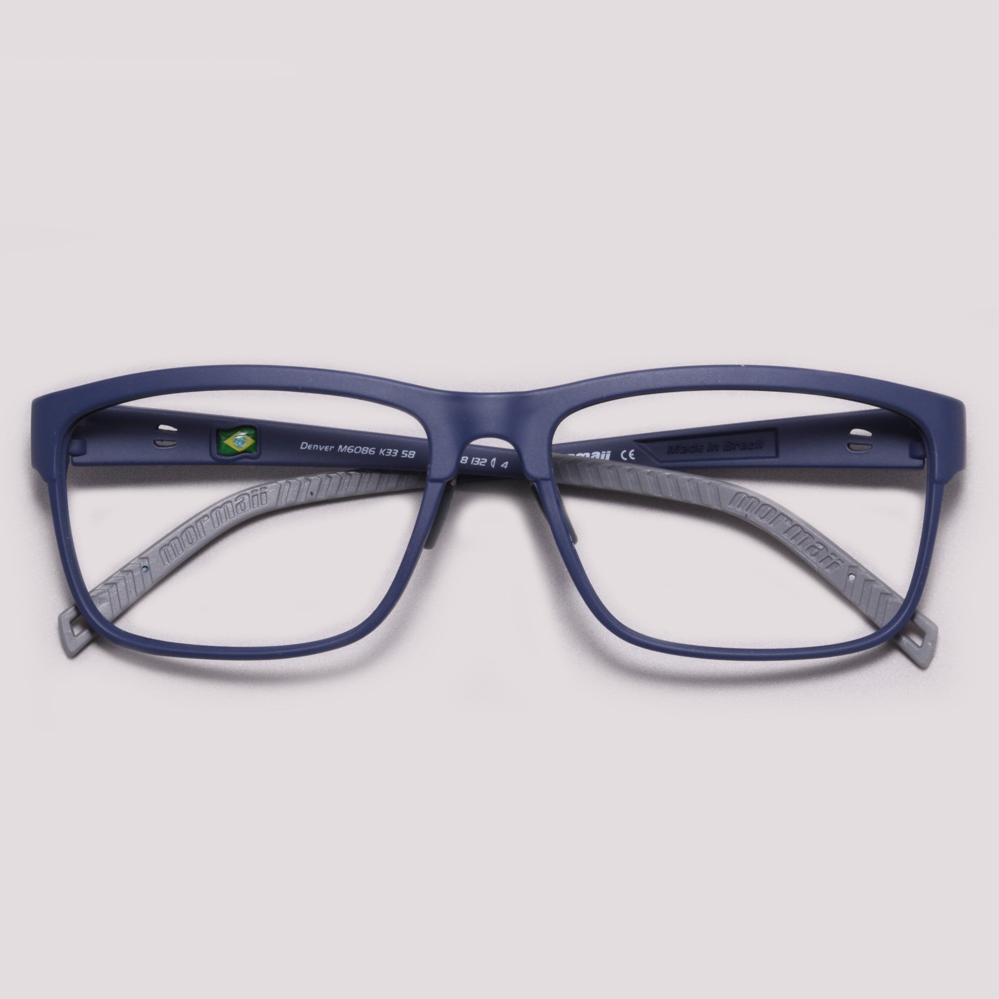 Mormaii Denver Retangular Azul Escuro Fosco - Grau -  TAM 58 mm