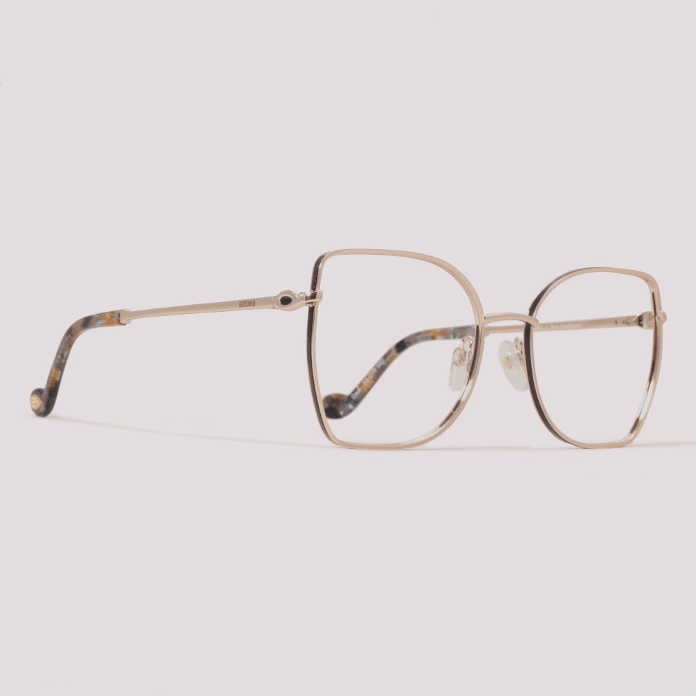 Anima Sou Confiante 04 Preto e Dourado - Grau - 55 mm