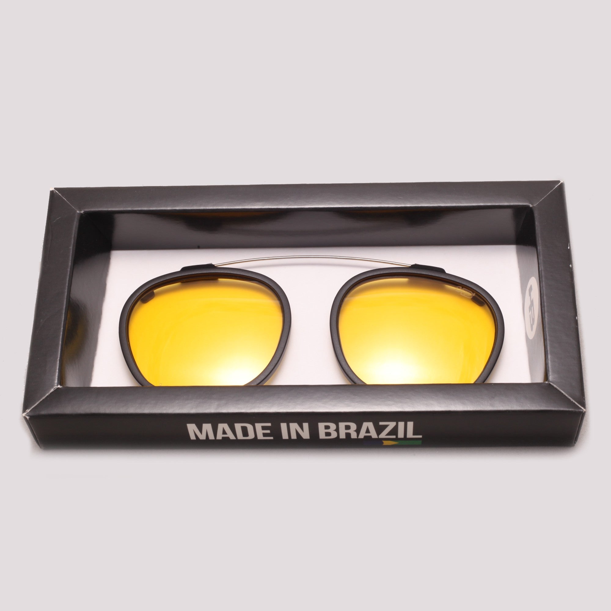 Clip On Para Óculos HB Switch 0423 Preto Fosco Night Drive