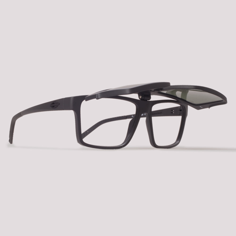 Mormaii Hover Clip On Preto Fosco - Grau - 58 mm
