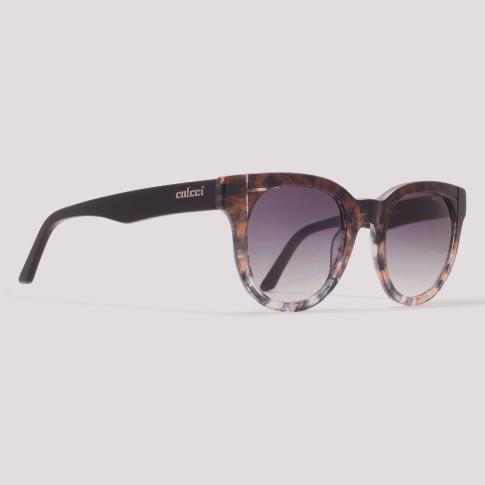 Colcci Aline Marrom Mesclado Preto Degradê - Sol - 48 mm
