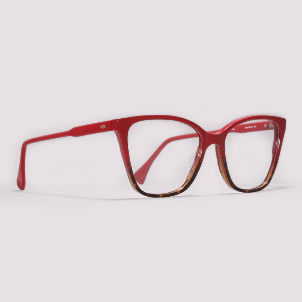 HB Ecobloc 0504 Retrô Candy Red Havana Turtle - Grau - TAM 55 mm