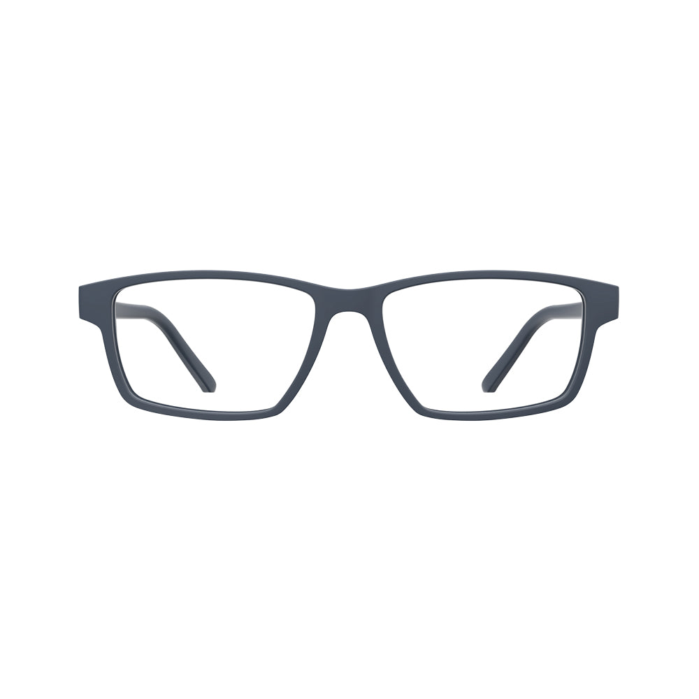 HB Polytech 0480 Retangular Matte Navy - Grau - TAM 52 mm